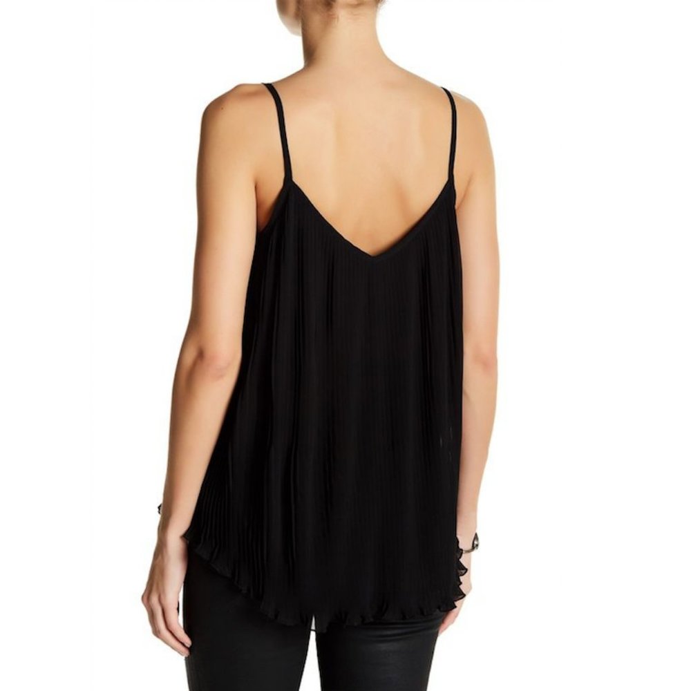 14th & Union Nova Chiffon Pleated Cami
